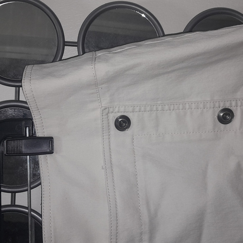 Off White Button-Front Skirt - image 3